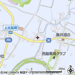 兵庫県西脇市上比延町8周辺の地図