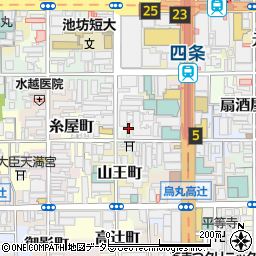 京都府京都市下京区釘隠町522-2周辺の地図
