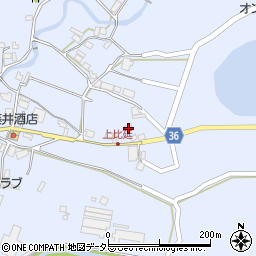 兵庫県西脇市上比延町1790周辺の地図