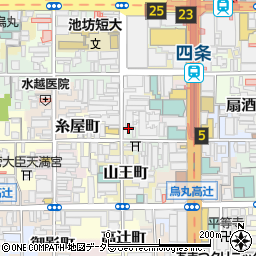 京都府京都市下京区白楽天町528周辺の地図