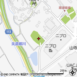 笹谷児童公園周辺の地図