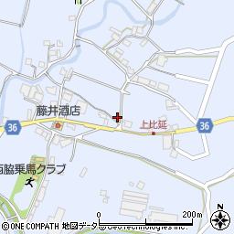 兵庫県西脇市上比延町1706周辺の地図