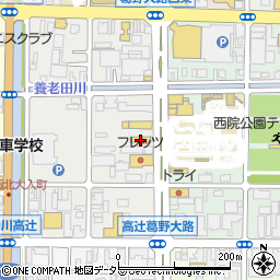 京都三菱カドノ店周辺の地図