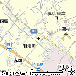 京都府亀岡市篠町篠新畑田周辺の地図