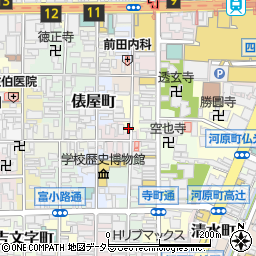 【駐車場間違い注意】＊京都市下京区丸屋町[小谷]駐車場周辺の地図