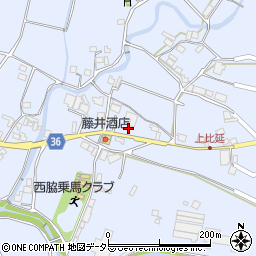 兵庫県西脇市上比延町918周辺の地図