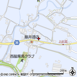 兵庫県西脇市上比延町918周辺の地図