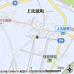 兵庫県西脇市上比延町230周辺の地図