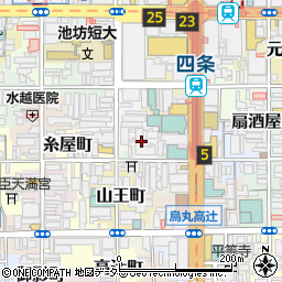 京都府京都市下京区白楽天町245周辺の地図