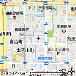 京都府京都市下京区木賊山町184周辺の地図