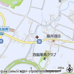 兵庫県西脇市上比延町900周辺の地図
