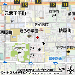 京都府京都市下京区東前町403周辺の地図