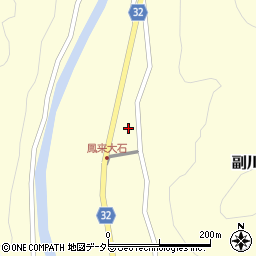愛知県新城市副川土林6周辺の地図