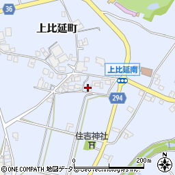 兵庫県西脇市上比延町202-2周辺の地図