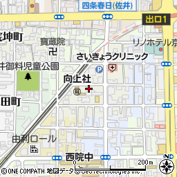 京都信明韓国語学校周辺の地図