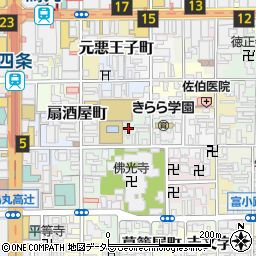 京都府京都市下京区西前町360周辺の地図