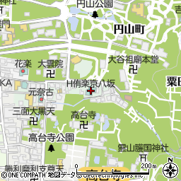 Hotel 侑楽 京八坂周辺の地図
