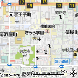 京都府京都市下京区東前町399周辺の地図