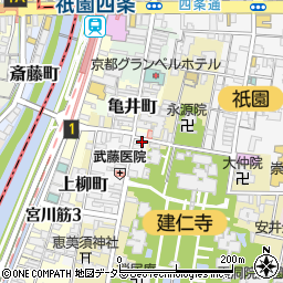 祇園大翔苑周辺の地図
