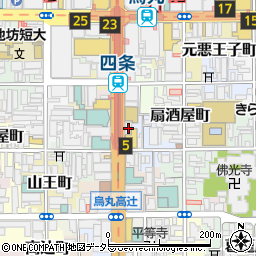 株式会社産經新聞社　京都総局編集専用周辺の地図