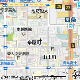 京都府京都市下京区白楽天町523周辺の地図