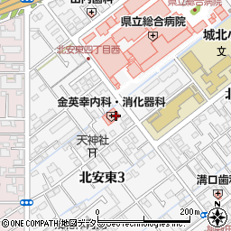 吉田内科・消化器内科クリニック周辺の地図