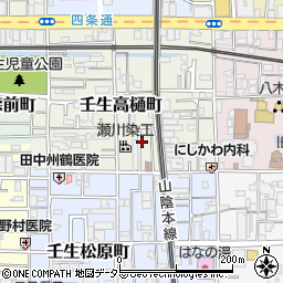 京都府京都市中京区壬生高樋町65-32周辺の地図