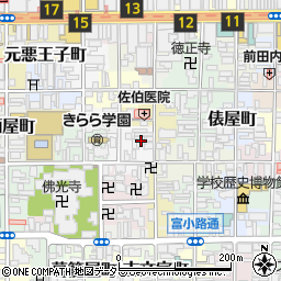 京都府京都市下京区東前町418周辺の地図