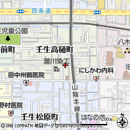京都府京都市中京区壬生高樋町65周辺の地図