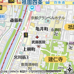 京都府京都市東山区博多町112周辺の地図
