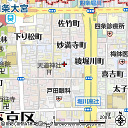 京都府京都市下京区雁金町400周辺の地図