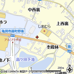 京都府亀岡市篠町篠杢殿林15-1周辺の地図