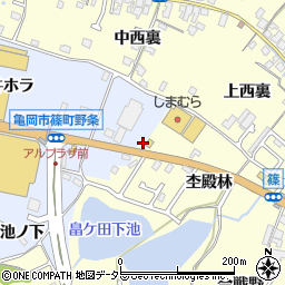 京都府亀岡市篠町篠杢殿林15周辺の地図