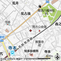 愛知県知多市八幡蔵池11周辺の地図