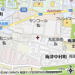 大橋染工場周辺の地図