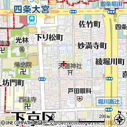京都府京都市下京区塩屋町182周辺の地図