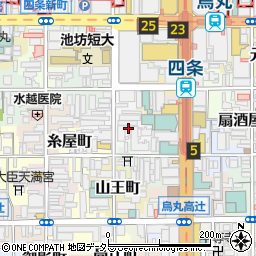 京都府京都市下京区白楽天町522周辺の地図