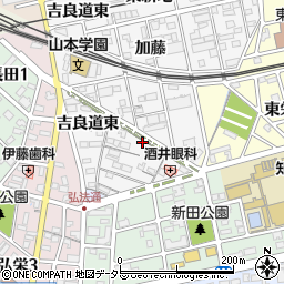 愛知県知立市新地町西広見17周辺の地図