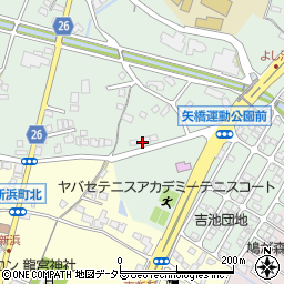 滋賀県草津市矢橋町588周辺の地図