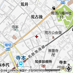 愛知県知多市八幡蔵池23周辺の地図