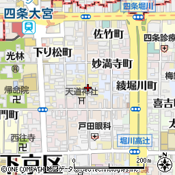 京都府京都市下京区瀬戸屋町周辺の地図