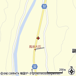 愛知県新城市副川土林周辺の地図