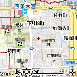 京都府京都市下京区塩屋町184周辺の地図