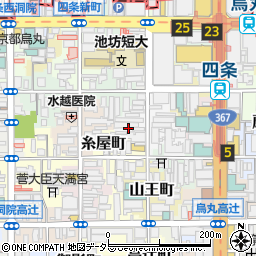 〒600-8422 京都府京都市下京区白楽天町の地図