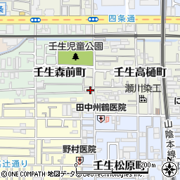 京都府京都市中京区壬生高樋町65-44周辺の地図