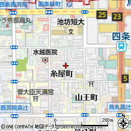 京都府京都市下京区船鉾町391-1周辺の地図