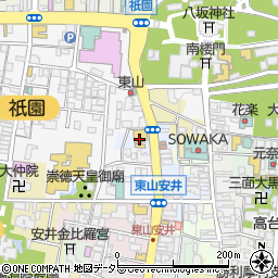 札幌 かに家 京都祇園店周辺の地図