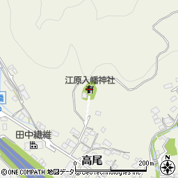 江原入幡神社周辺の地図