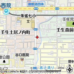 京都府京都市中京区壬生東土居ノ内町31周辺の地図