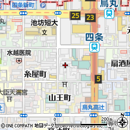 京都府京都市下京区白楽天町520周辺の地図
